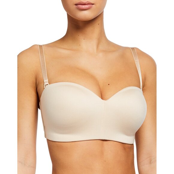 🆕WACOAL Staying Power Wireless Strapless Convertible Bra 38DD Beige #854372 - Picture 3 of 12